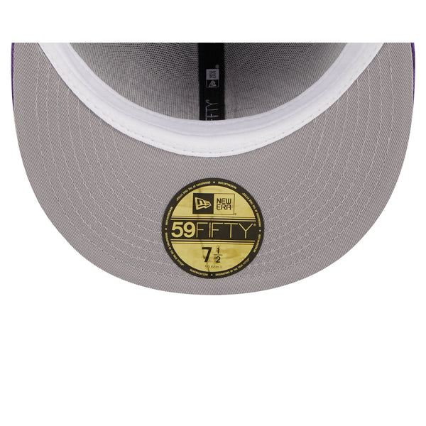 Los Angeles Lakers Throwback Corduroy 59FIFTY Fitted