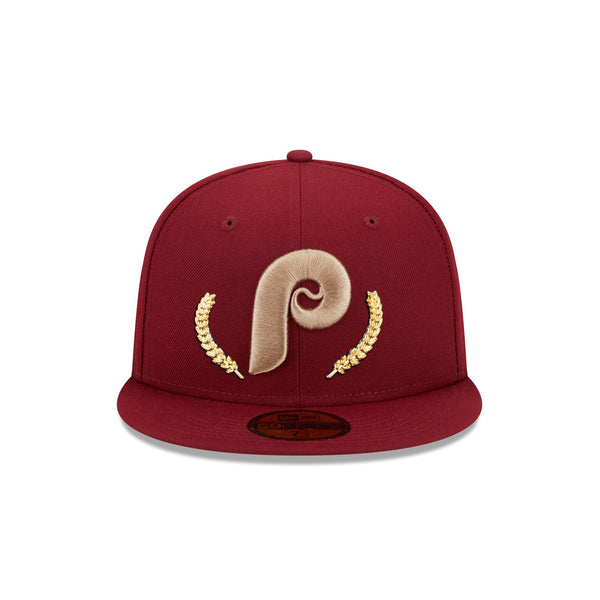 Philadelphia Phillies Gold Leaf 59FIFTY Fitted