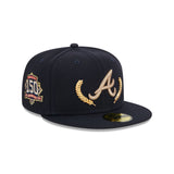 Atlanta Braves Gold Leaf 59FIFTY Fitted New Era