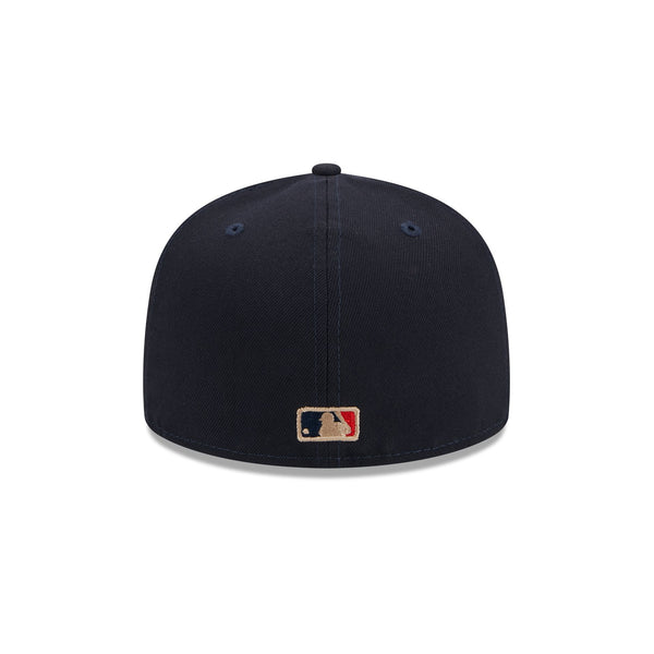 Atlanta Braves Gold Leaf 59FIFTY Fitted