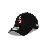 Chicago White Sox Cooperstown Black 39THIRTY Stretch Fit