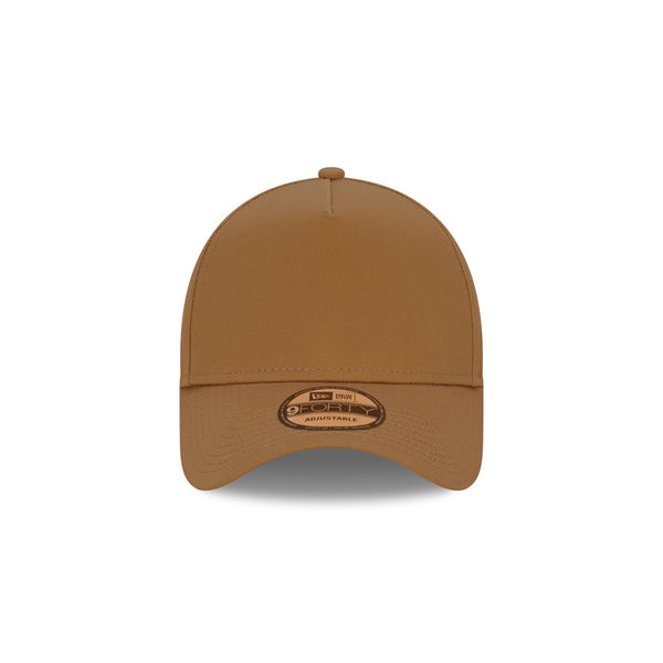 New Era Essentials Blank Wheat 9FORTY A-Frame Snapback
