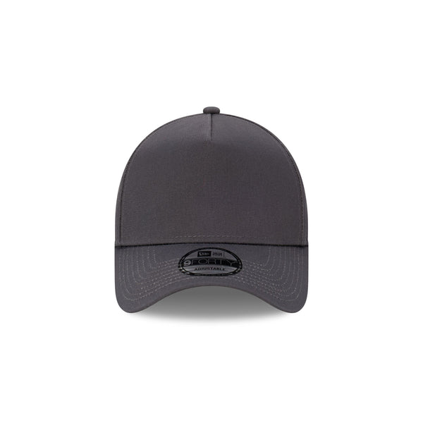 New Era Essentials Blank Graphite 9FORTY A-Frame Snapback