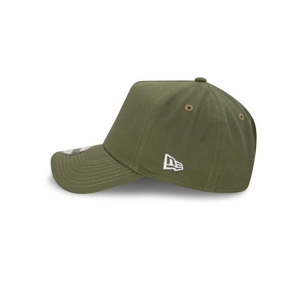 New Era Essentials Blank Olive 9FORTY A-Frame Snapback