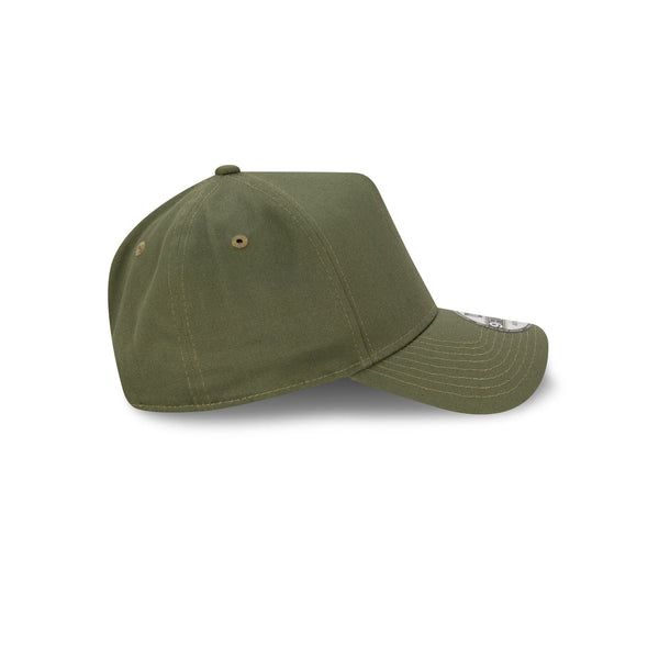 New Era Essentials Blank Olive 9FORTY A-Frame Snapback
