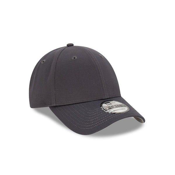 New Era Essentials Blank Graphite 9FORTY Cloth Strap