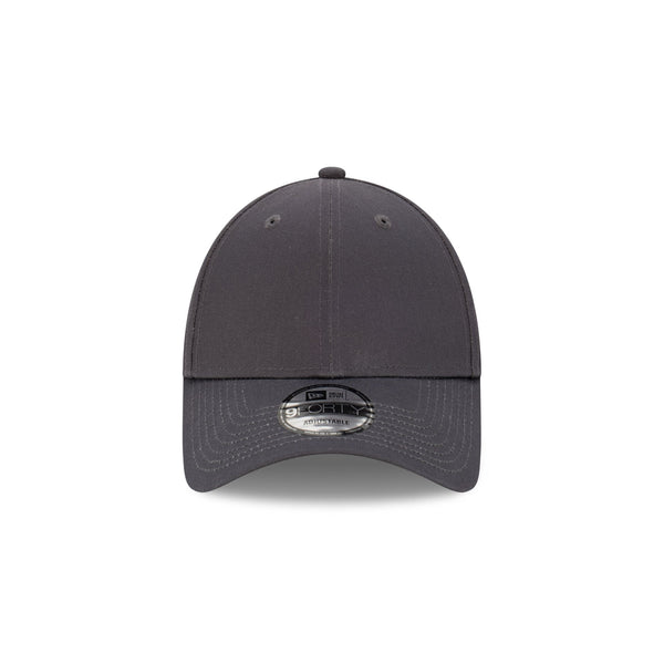 New Era Essentials Blank Graphite 9FORTY Cloth Strap