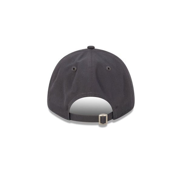 New Era Essentials Blank Graphite 9FORTY Cloth Strap