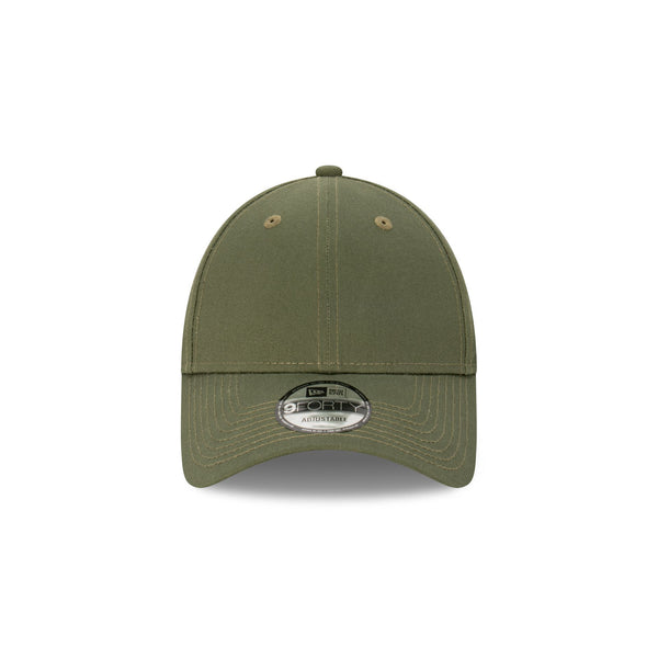 New Era Essentials Blank Olive 9FORTY Cloth Strap