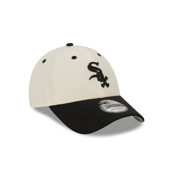 Chicago White Sox Chrome White 9FORTY Snapback