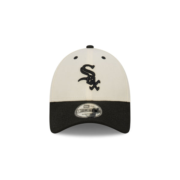 Chicago White Sox Chrome White 9FORTY Snapback
