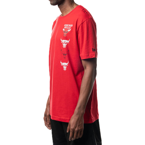 Men’s Short Sleeve T-Shirt New Era NBA Red main image 1