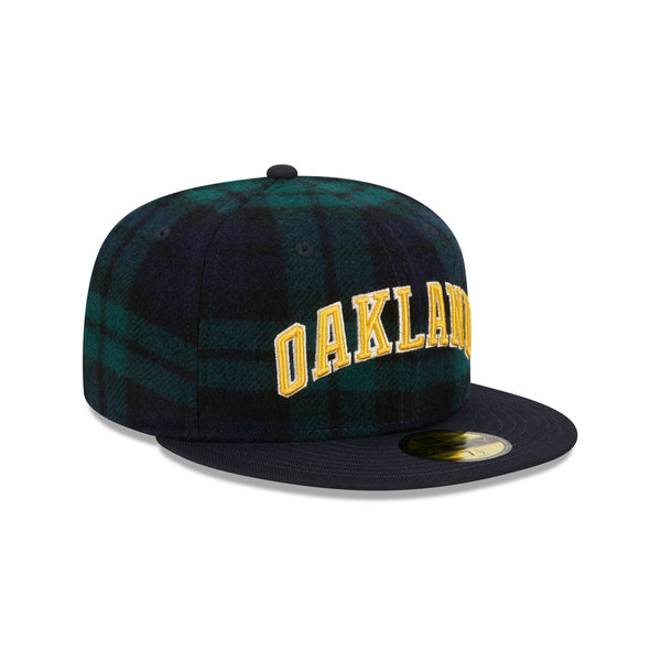 Oakland Athletics Plaid 59FIFTY Fitted