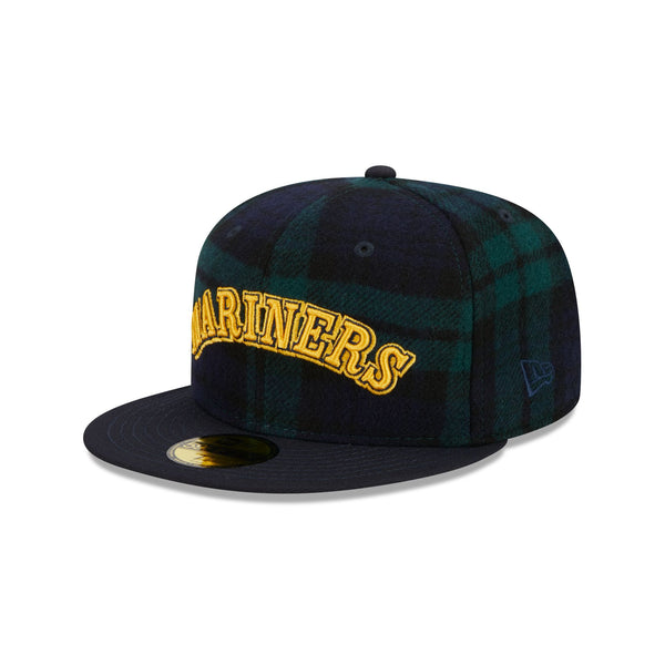 Seattle Mariners Plaid 59FIFTY Fitted New Era