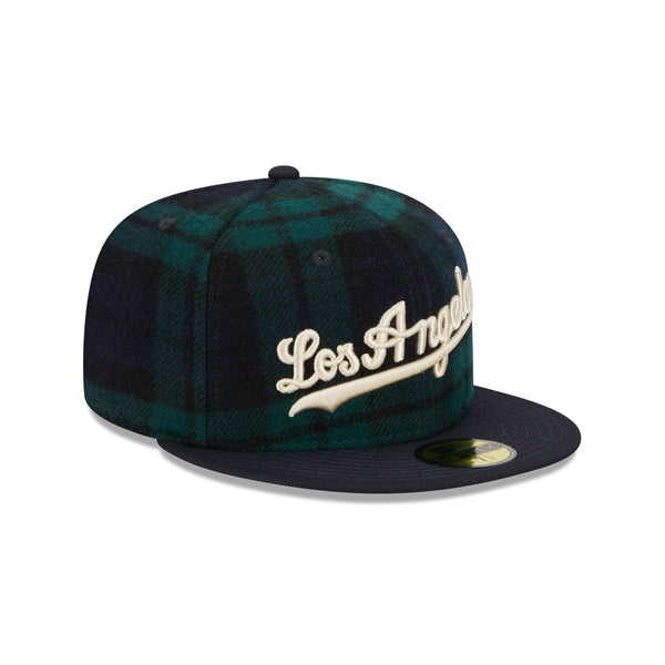 Los Angeles Dodgers Plaid 59FIFTY Fitted