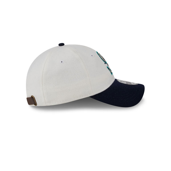 Seattle Mariners Plaid 9TWENTY Leather Strap