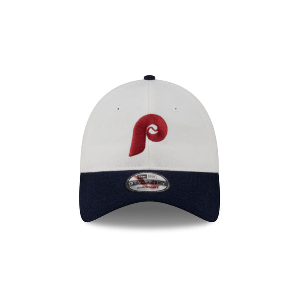 Philadelphia Phillies Plaid 9TWENTY Leather Strap
