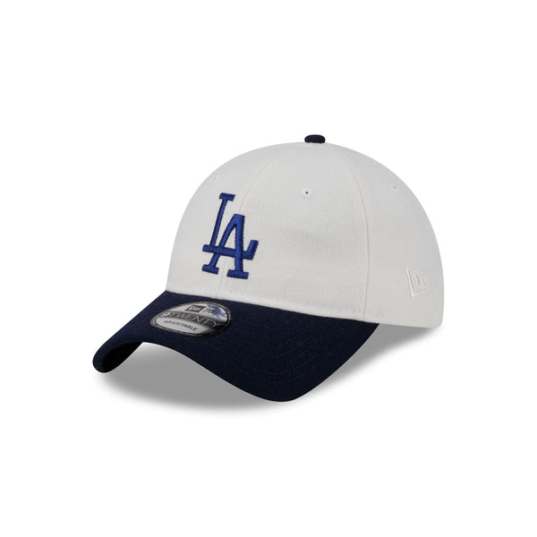 Los Angeles Dodgers Plaid 9TWENTY Leather Strap New Era