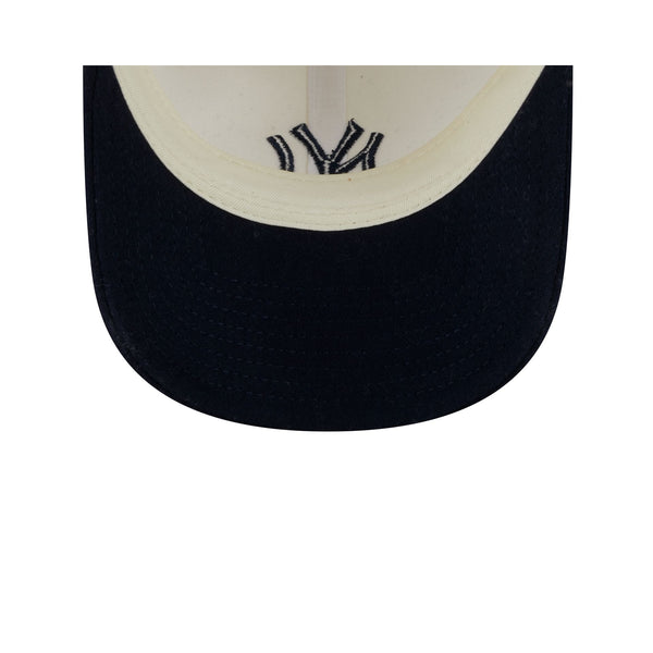 New York Yankees Plaid 9TWENTY Leather Strap