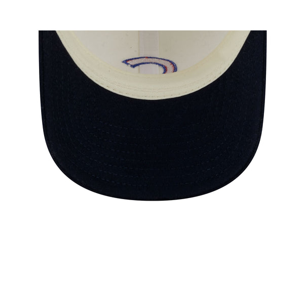 Chicago Cubs Plaid 9TWENTY Leather Strap