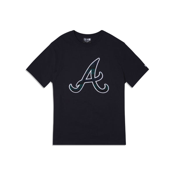 Atlanta Braves Plaid T-Shirt New Era