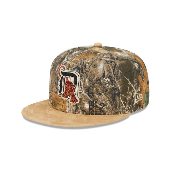 Detroit Tigers Real Tree 59FIFTY Fitted