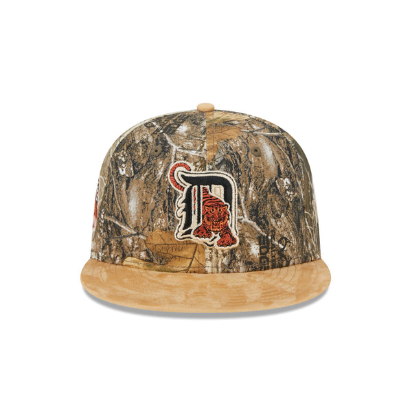 Detroit Tigers Real Tree 59FIFTY Fitted