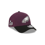 Philadelphia Eagles Two-Tone Plum 9FORTY A-Frame Snapback