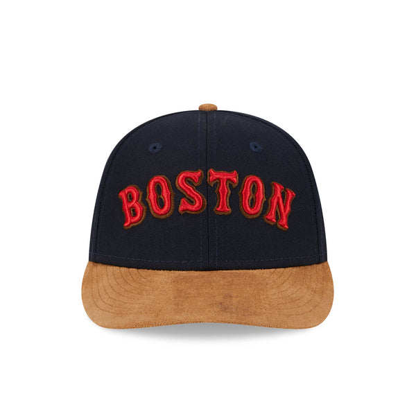 Boston Red Sox Suede Visor Low Profile 59FIFTY Fitted