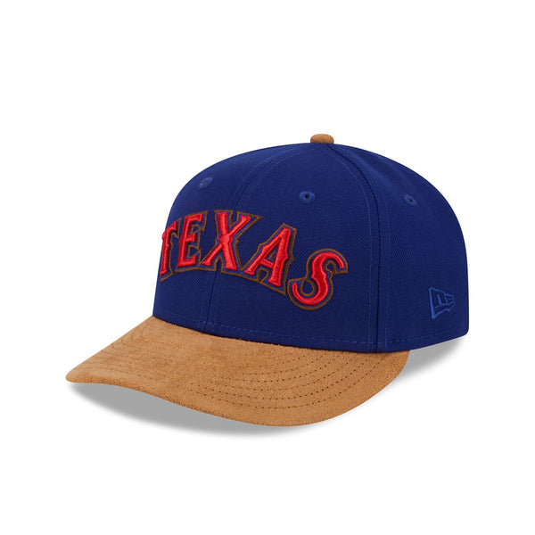 Texas Rangers Suede Visor Low Profile 59FIFTY Fitted