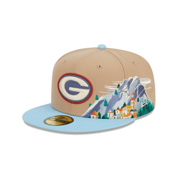 Green Bay Packers Snowcapped 59FIFTY Fitted