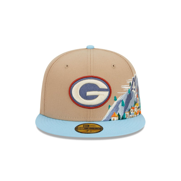 Green Bay Packers Snowcapped 59FIFTY Fitted