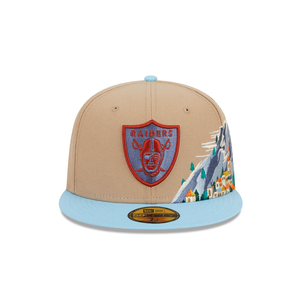 Las Vegas Raiders Snowcapped 59FIFTY Fitted