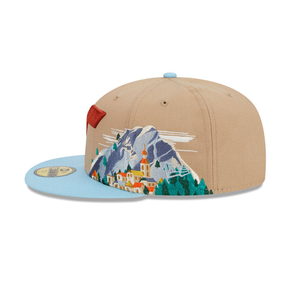 Utah Jazz Snowcapped 59FIFTY Fitted