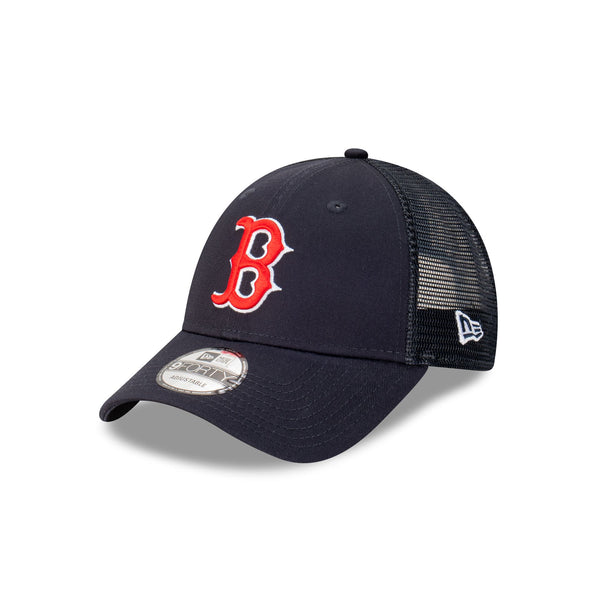 Boston Red Sox Navy 9FORTY Snapback Trucker