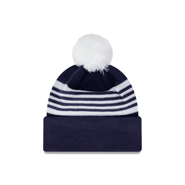 Geelong Cats Heritage Stripe Beanie with Pom