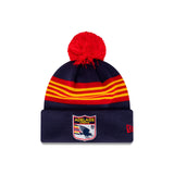 Adelaide Crows Heritage Stripe Beanie with Pom