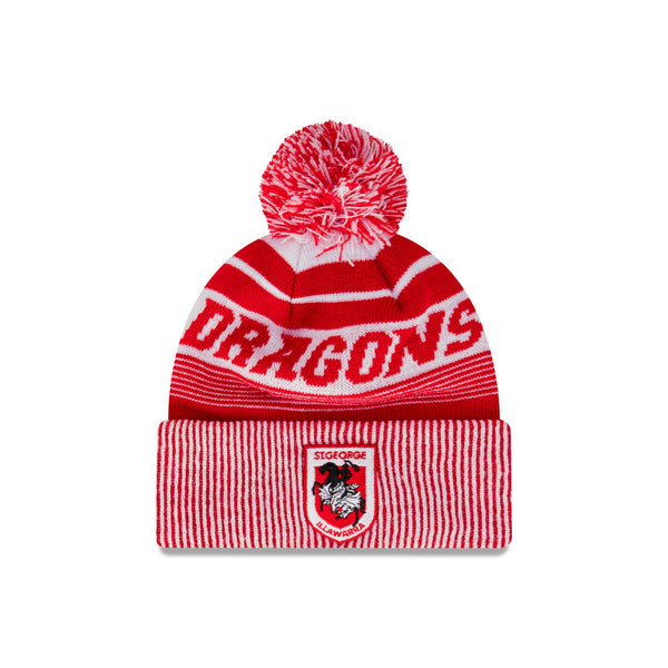 North Queensland Cowboys Heritage Stripe Beanie with Pom