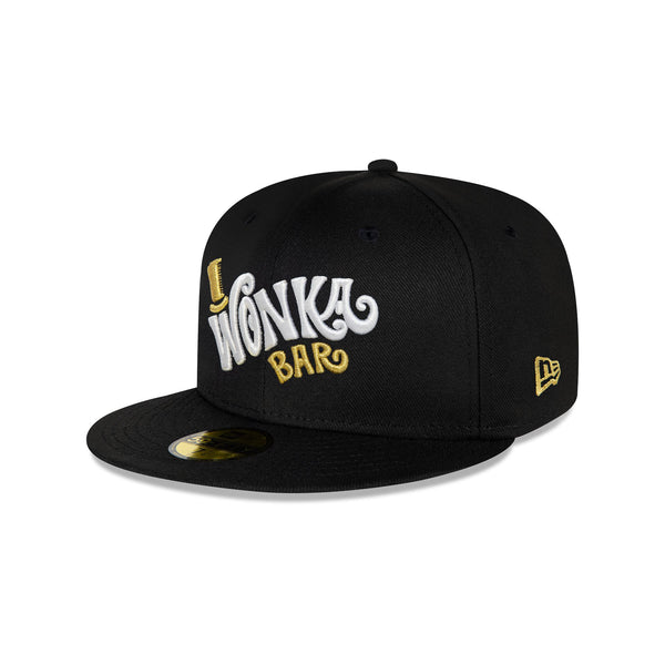 Willy Wonka Bar Golden Ticket Black 59FIFTY Fitted