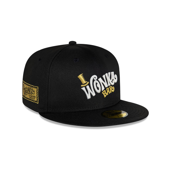 Willy Wonka Bar Golden Ticket Black 59FIFTY Fitted
