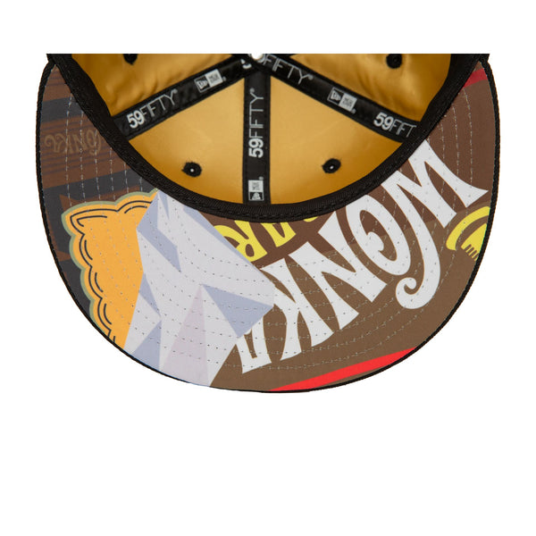 Willy Wonka Bar Golden Ticket Black 59FIFTY Fitted