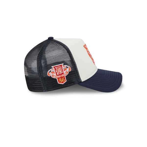 Detroit Tigers Checkered Flag 9FORTY A-Frame Snapback Trucker