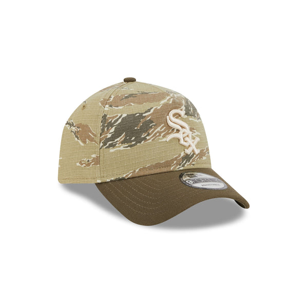 Chicago White Sox Two-Tone Green Tiger Camo 9FORTY A-Frame Snapback