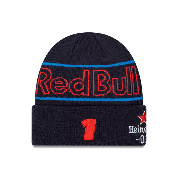 Oracle Red Bull Racing 2024 Max Verstappen Team Navy Kids Cuff Beanie