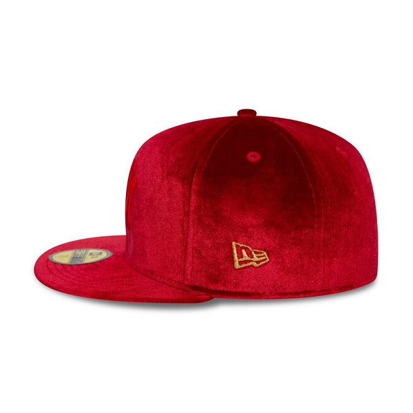 New York Yankees Lunar New Year Red Velvet 59FIFTY Fitted