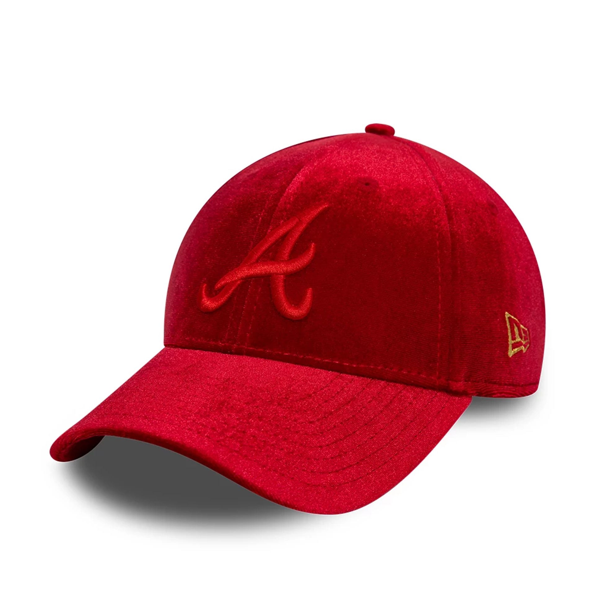 Atlanta Braves Lunar New Year Red Velvet 9FORTY Cloth Strap Hat – New Era  Cap Australia