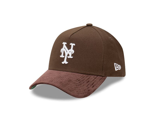 New York Mets Beef Chainstitch 9FORTY A-Frame Snapback