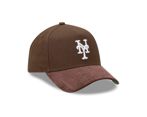 New York Mets Beef Chainstitch 9FORTY A-Frame Snapback