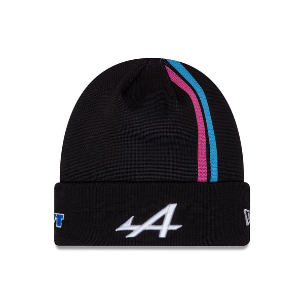 Alpine F1 2024 Stripe Black Cuff Beanie