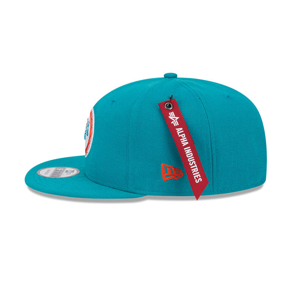 Miami Dolphins Alpha Industries x NFL 9FIFTY Snapback